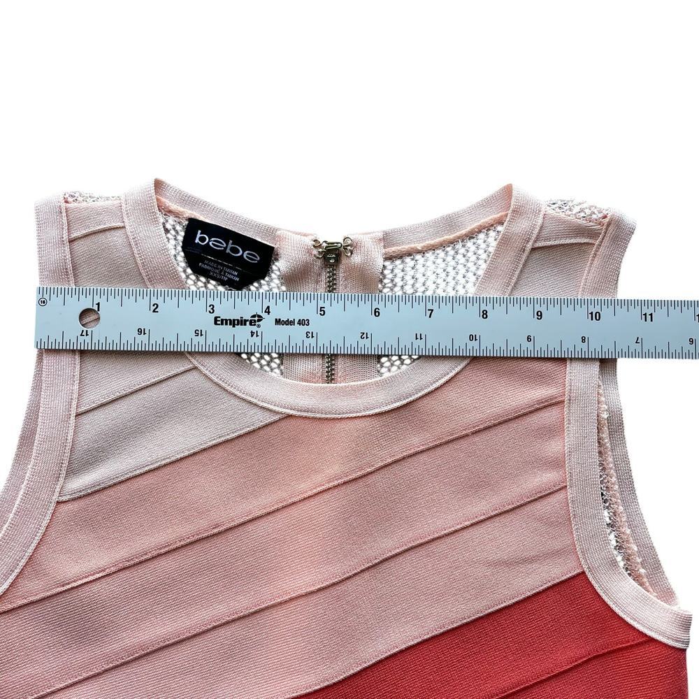 bebe Pink and Coral Sleeveless Top - Picture 7 of 13